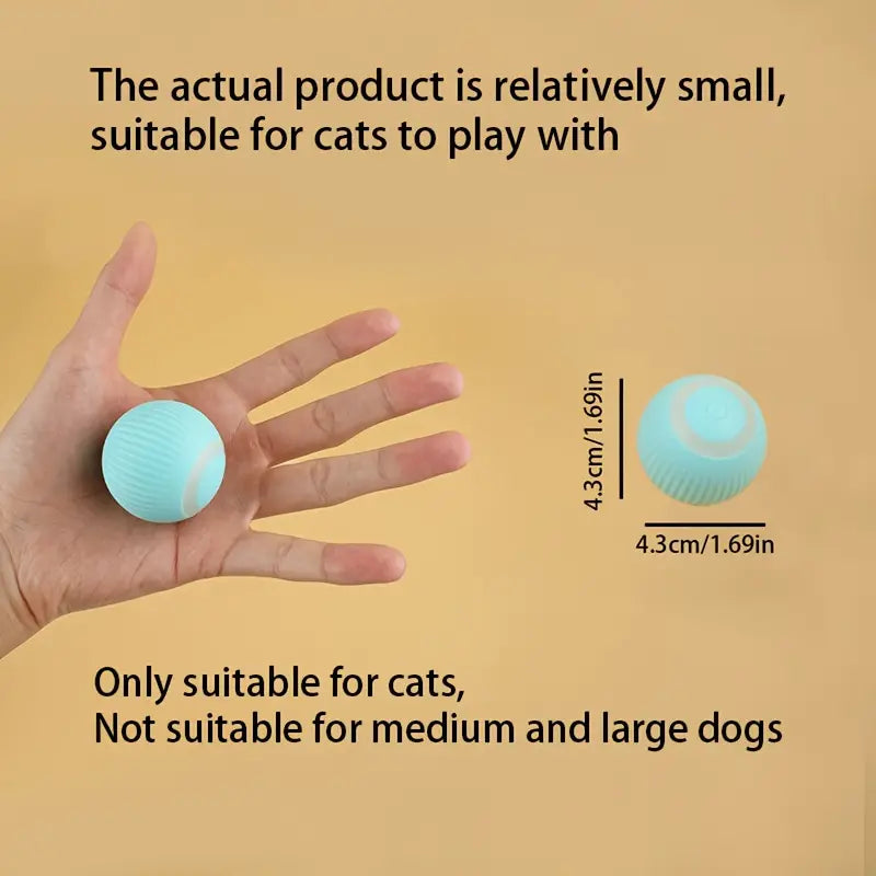 FlickBall™ - Self-Interactive Cat Toy Ball