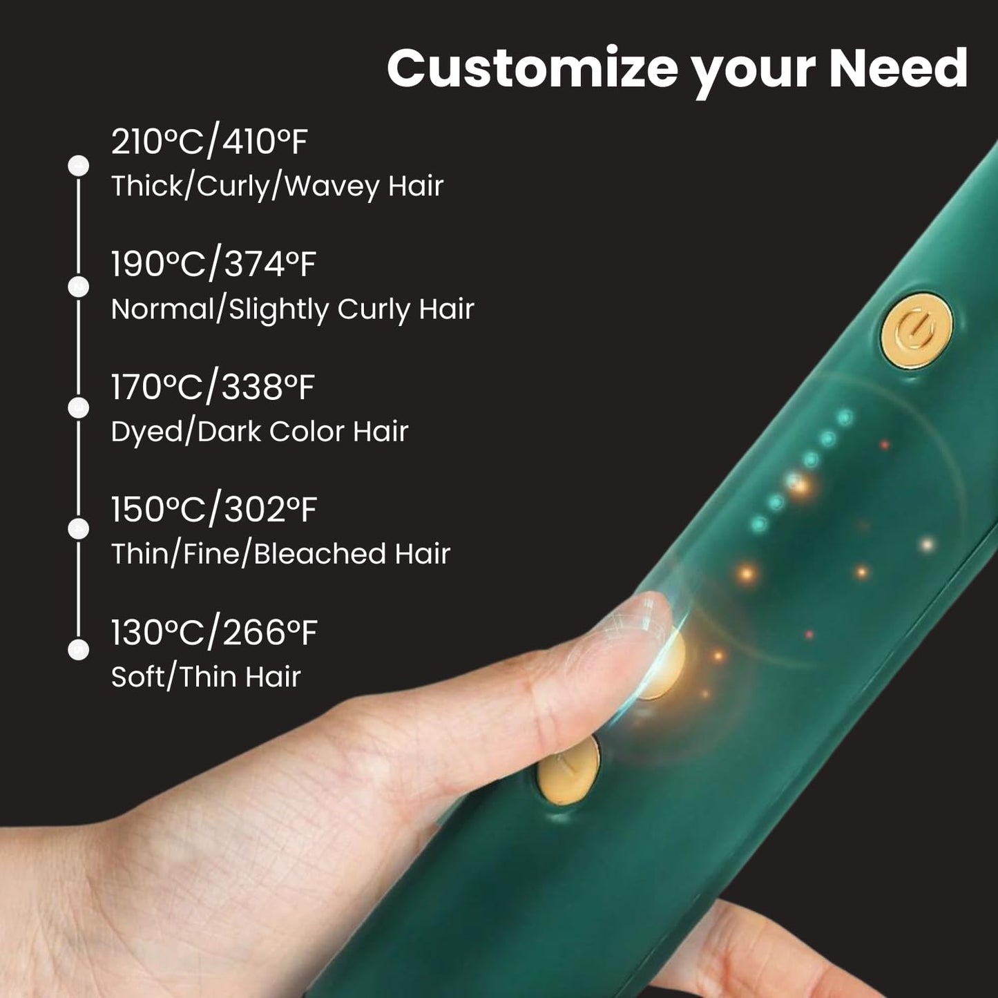 GloComb™ - 2 in 1 Hair Straightener Brush