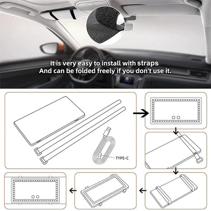 LuxeView™ - Car Vanity Mirror